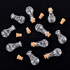 10Pcs Clear Glass Wishing Bottles AJEW-TA0002-85D-2