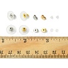 328Pcs 5 Style Brass & Plastic & 304 Stainless Steel Ear Nuts FIND-FS0001-86-4