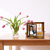 Double Sided Wooden Rotating Photo Frames with DIY Word Mom Heart DJEW-WH0056-004-6