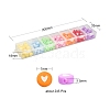 245Pcs 7 Colors Opaque Acrylic Beads MACR-YW0001-76A-4