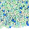 1000Pcs Frosted Opaque Acrylic Beads OACR-SP0001-32B-1