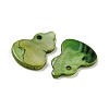 Dyed Natural Freshwater Shell Pendants BSHE-G034-11F-2