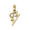 304 Stainless Steel Pendants STAS-Q343-03B-G-1