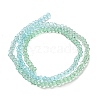 Transparent Painted Glass Beads Strands DGLA-A034-T2mm-A16-5