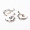 Tibetan Style Alloy European Dangle Charms PALLOY-JF00711-1