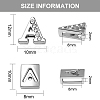 Zinc Alloy Slide Charms FIND-SZ0001-32-2