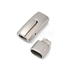 304 Stainless Steel Snap Lock Clasps STAS-U055-02E-P-2
