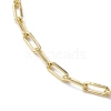 Brass Paperclip Chain Necklaces NJEW-JN04842-5