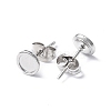 Non-Tarnish 304 Stainless Steel Stud Earring Finding EJEW-I285-41P-2