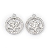 Alloy Rhinestone Pendants ALRI-O025-02P-1