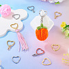 8Pcs 3 Styles 304 Stainless Steel Keychain Clasps STAS-TA0004-78-8