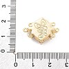 Brass Micro Pave Cubic Zirconia Magnetic Clasps KK-C066-08G-3