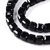 Natural Black Quartz Beads Strands G-T141-60-3