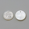 Freshwater Shell Pendants SHEL-Q010-012P-2