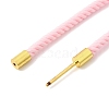 3MM Round Nylon Milan Cord Necklaces Making BJEW-H642-01G-28-3