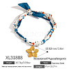 304 Stainless Steel Pendant Printed Scarf Necklaces FS-WGD2FA8-27-1