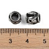 304 Stainless Steel European Beads STAS-C108-09B-AS-2