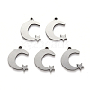 Non-Tarnish 201 Stainless Steel Charms X-STAS-N092-106-1