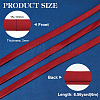 6M Polyester Satin Ribbons OCOR-WH0082-66A-2