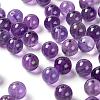 100Pcs 8mm Natural Amethyst Round Beads DIY-LS0002-40-4