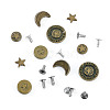 50Pcs 5 Styles Alloy River Studs FIND-TA0009-69-3