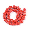 Handmade Porcelain Beads Strands PORC-I028-02H-2