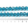 Transparent Glass Beads X-EGLA-A035-T10mm-D12-5