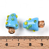 Handmade Lampwork Bumpy Beads LAMP-T022-02A-03-3