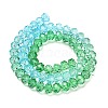 Transparent Painted Glass Beads Strands DGLA-A034-T8mm-A17-5