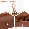 PU Imitation Leather Wedding Ring Pouch ABAG-WH0038-45B-3