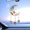 Moon and Tree Natural & Synthetic Gemstone Chips Chandelier Suncatchers Prisms PW-WGCCA7F-01-2