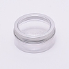 Round Aluminium Cover Plastic Box CON-WH0079-29A-1