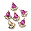 Glass Rhinestone Pendants FIND-TAC0017-07LG-07-1