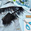 AHADERMAKER 2 Yards Fashion Ostrich Feather Cloth Strand Costume Accessories FIND-GA0003-68B-4