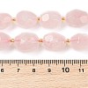 Natural Rose Quartz Beads Strands G-P541-A01-02-4