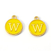 Golden Plated Alloy Enamel Charms LS-X-ENAM-S118-09W-2