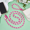 2Pcs Polyester & Spandex Cord Phone Hand Strap Chains HJEW-PH02163-4
