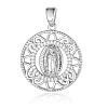 Religion Jewelry Brass Micro Pave Cubic Zirconia Pendants PW-WG6AA9C-03-1