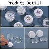 CHGCRAFT 20Pcs Plastic Nail Decorate Storages MRMJ-CA0001-41A-5