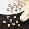 Brass Rhinestone Spacer Beads X-RB-A014-L4mm-01LG-NF-2