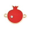 Alloy Crystal Rhinestone Pomegranate Links Connector Charms FIND-K020-20B-G-1