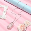 Tarnish Resistant 304 Stainless Steel Macrame Pouch Empty Stone Holder for Pendant Necklaces Making NJEW-TA00100-01-5