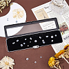 Iron Gemstone Display Boxes CON-WH0084-30P-5