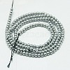 Non-magnetic Synthetic Hematite Beads Strands G-K015-4mm-02-2