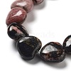 Natural Rhodonite Beads Strands G-P528-C07-01-4