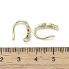 Brass Micro Pave Cubic Zirconia Earring Hooks KK-C048-13F-G-3