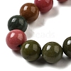 Dyed Natural Malaysia Jade Beads Strands G-G021-02C-18-3