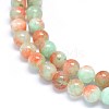 Natural Dyed Jade Beads Strands G-F601-A26-3