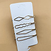 Simple Iron Hair Bobby Pins OHAR-PW0007-12A-1