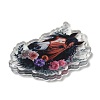 Wsetern Cowboy Theme Printed Acrylic Pendants OACR-H043-01A-2